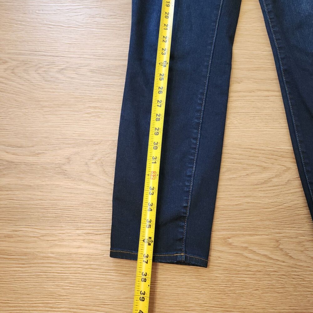 Talbots Jeans Womens 8 Blue Slim Ankle Curvy Flawless Five Pocket Stretch 32x28 - Picture 8 of 11